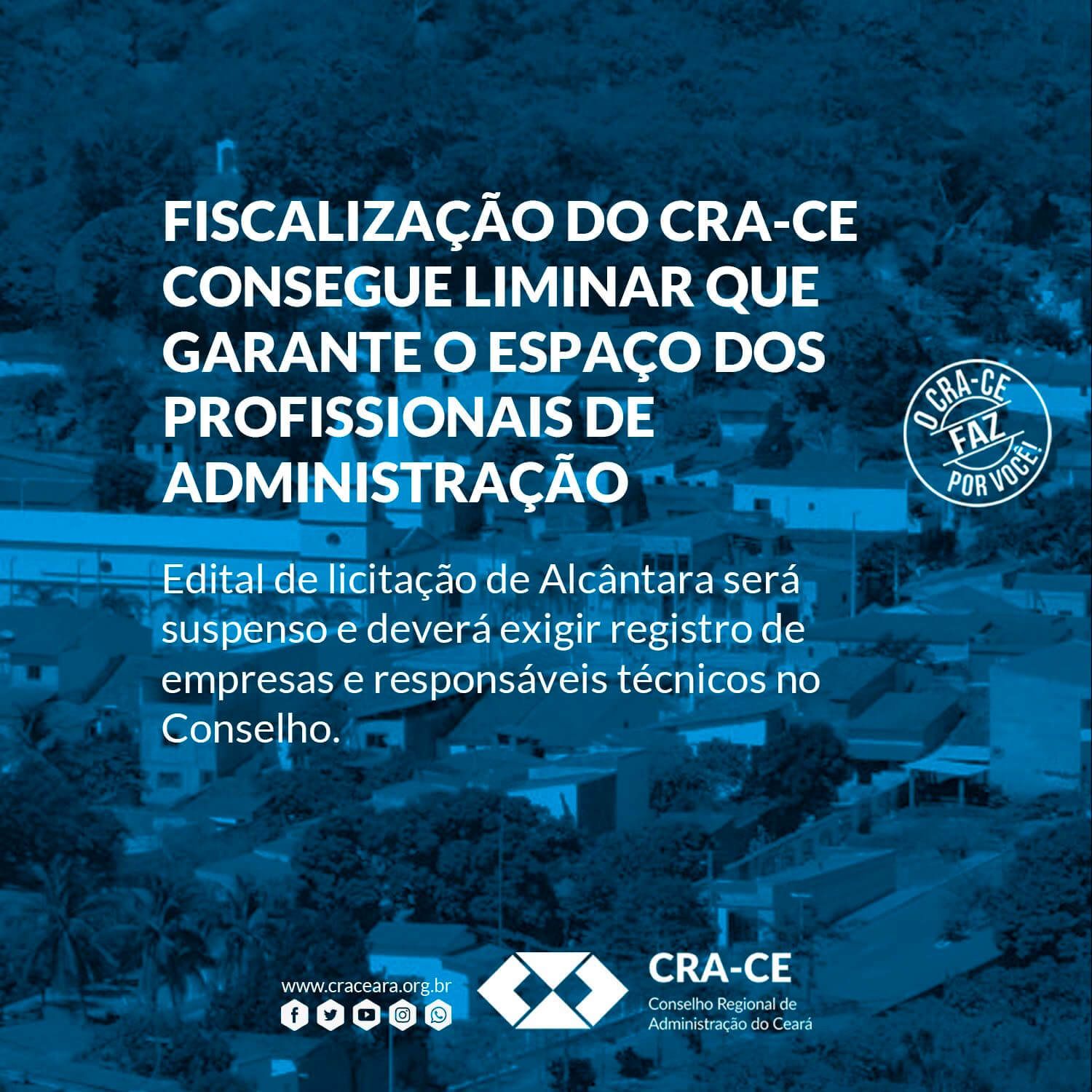 Fiscalização do CRA-CE consegue liminar que garante o espaço dos profissionais de Administração